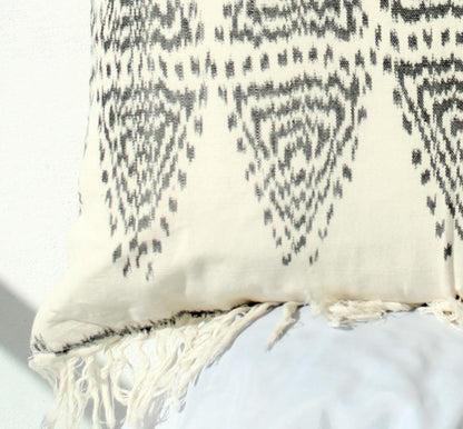 Java Bliss Ikat Pillow - The Higher Flower