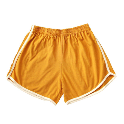 GIRL Seaside Runner Recycled Shorts in Sunflower Yellow - The Higher Flower